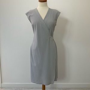 Athleta Newport Stripe Wrap Dress XS